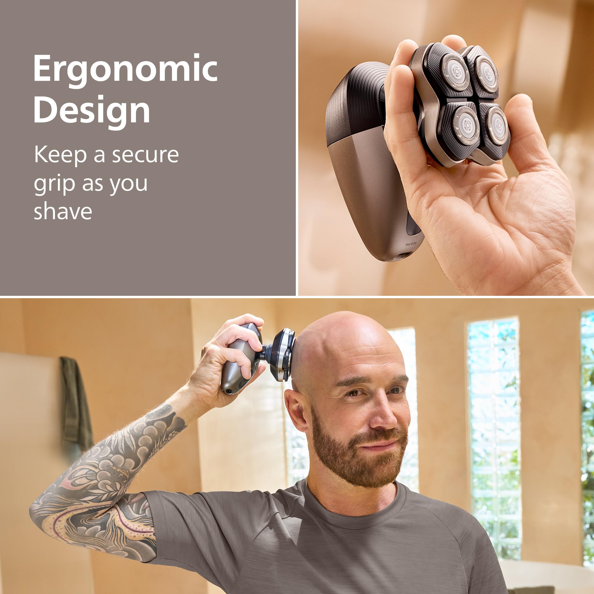 Amazon.com: Philips Norelco Head Shaver Pro 9000 Electric Shaver